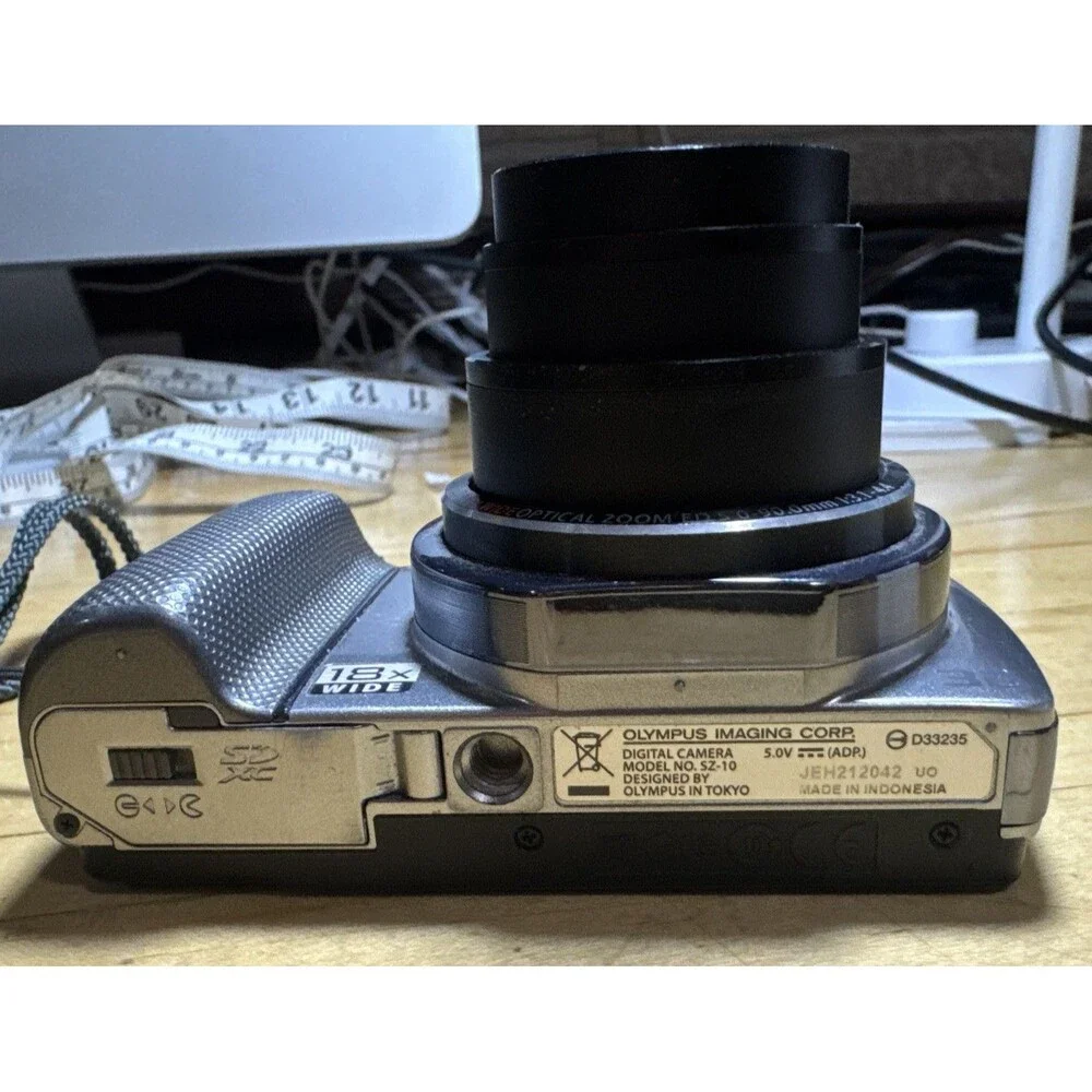 Olympus SZ-10 Digital Camera 14MP 18x Zoom 28mm Wide Angle Silver JP